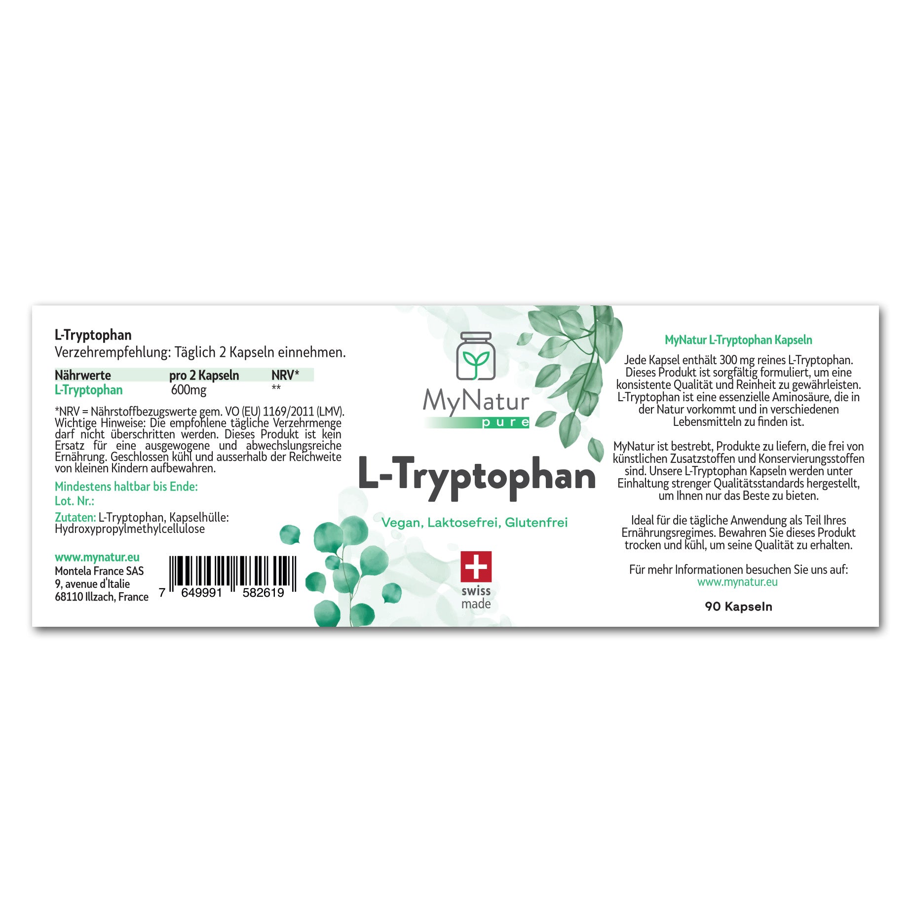 MyNatur L-Tryptophan