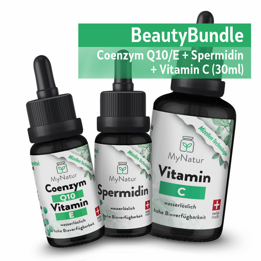 MyNatur BeautyBundle mit Coenzym Q10 Spermidin und Vitamin C