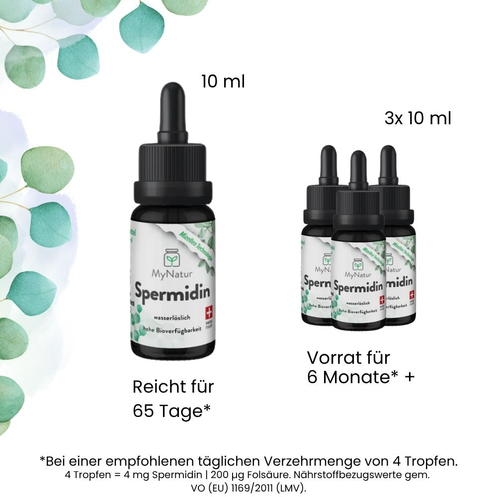 Spermidin Tropfen Vorteilsbundle 3x10 ml