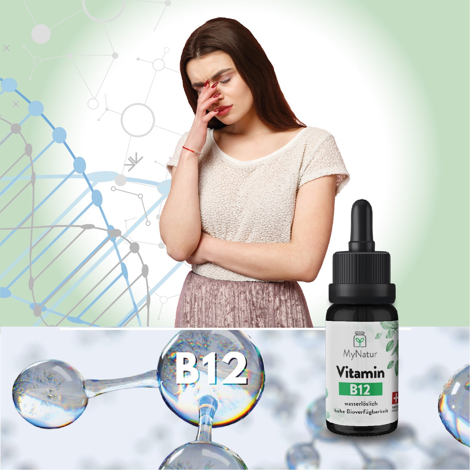 Vitamin B12 Mizellen MyNatur Hohe Bioverfügbarkeit
