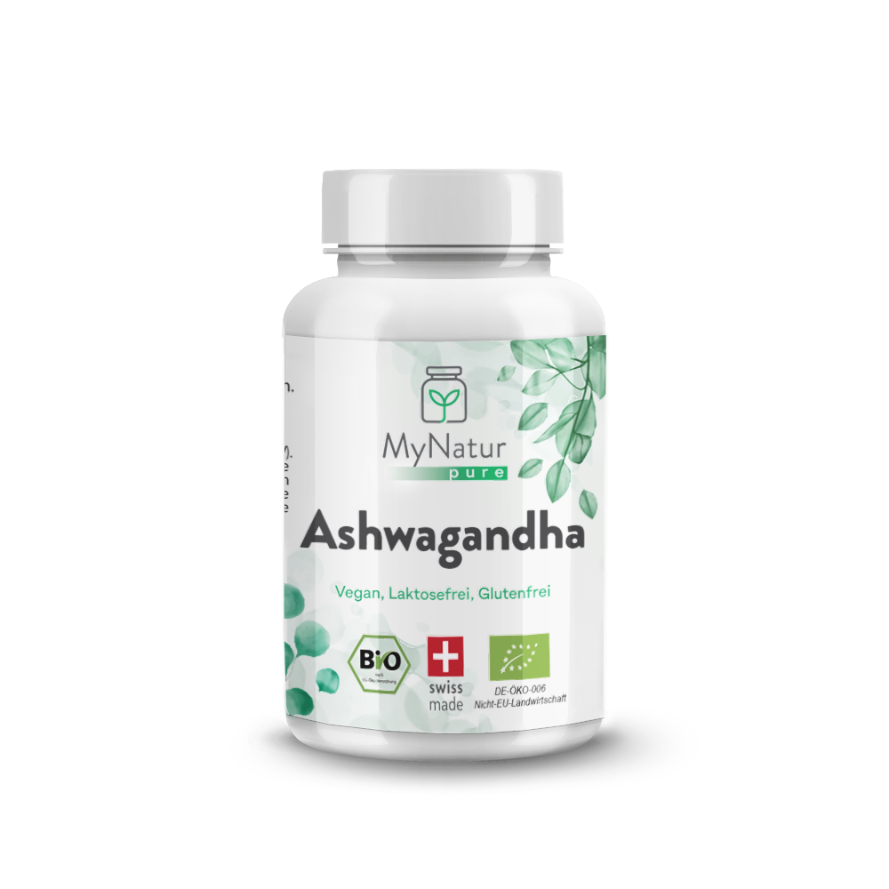 MyNatur Ashwagandha Kapseln pure Bio Flasche allein