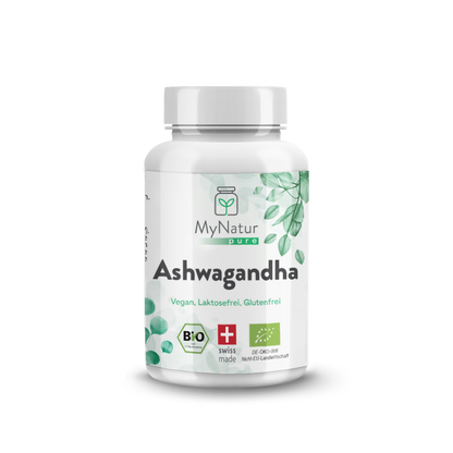 MyNatur Ashwagandha Kapseln pure Bio Flasche allein