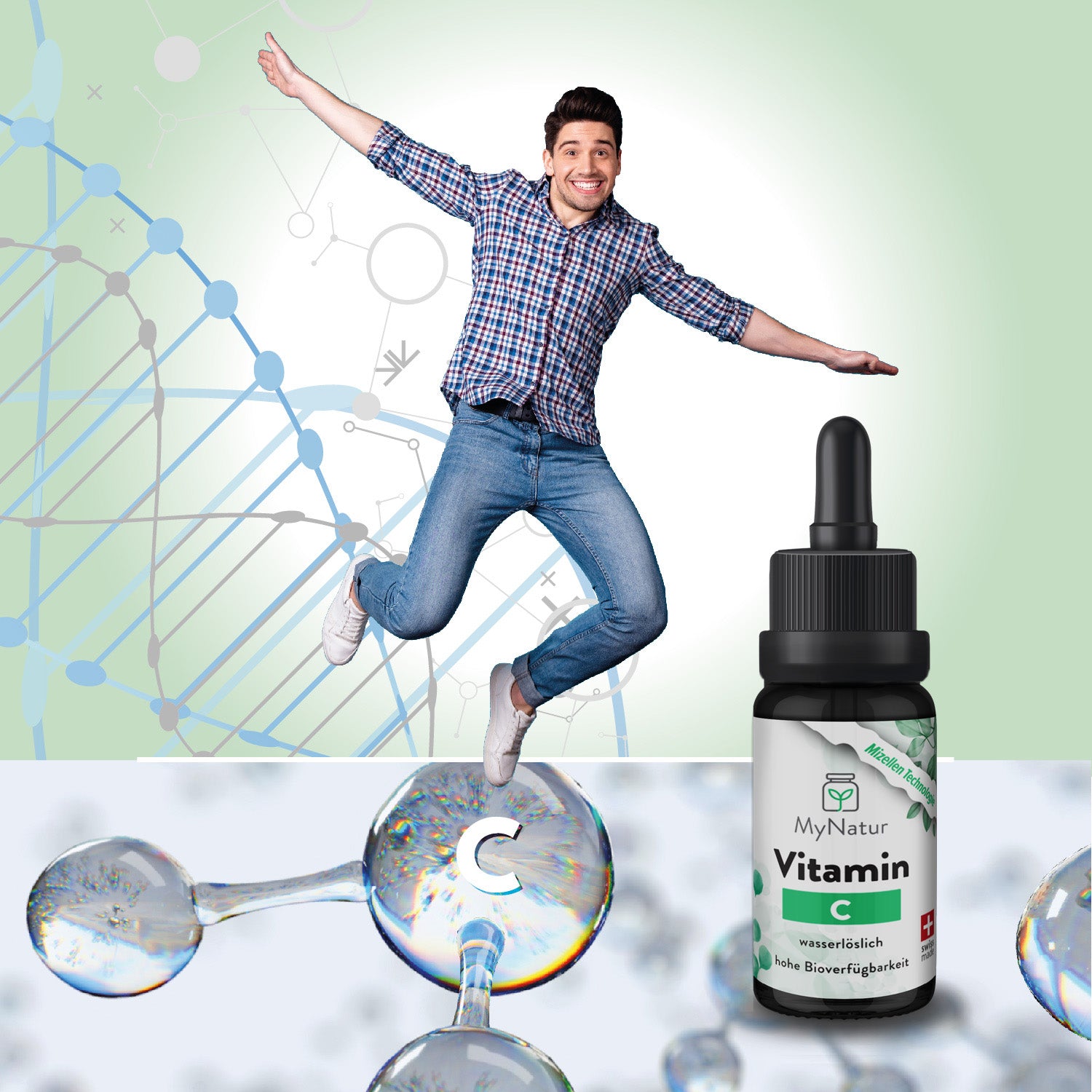 Vitamin C Mizellen MyNatur Mizellentechnologie Hohe Bioverfügbarkeit