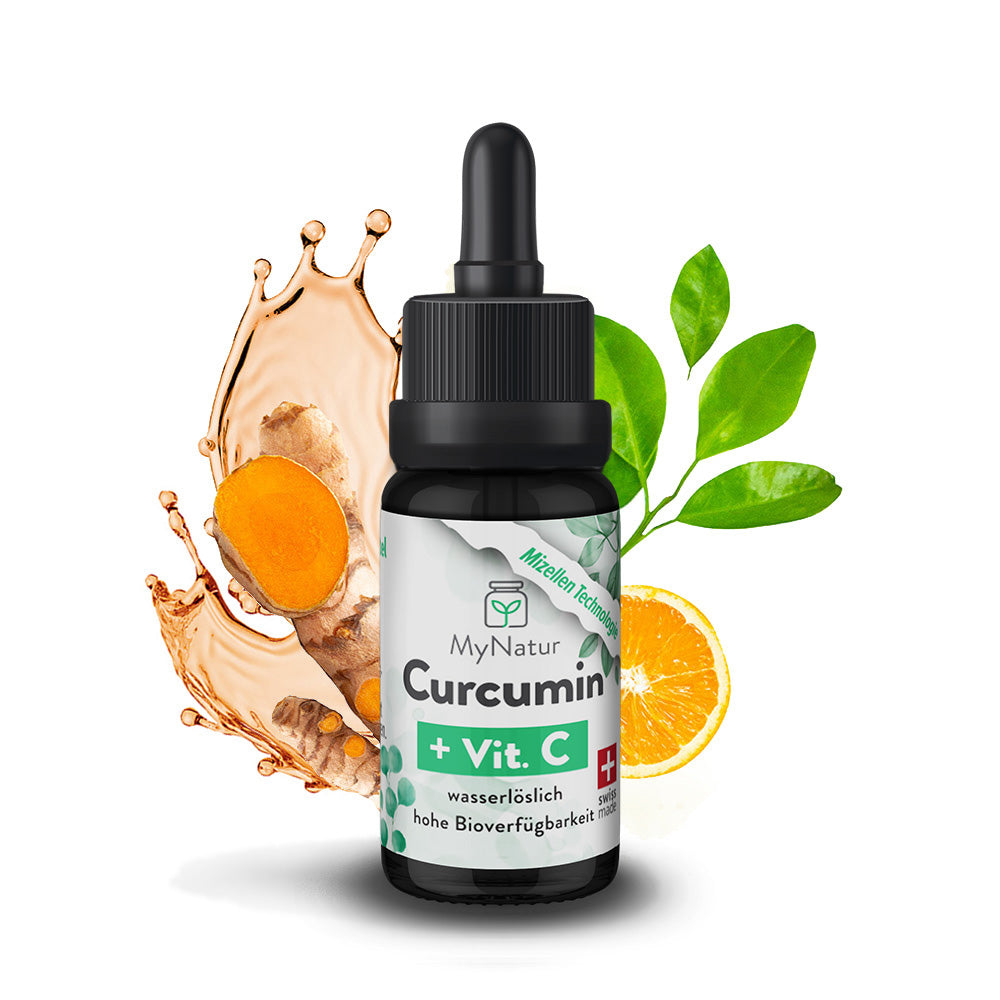 MyNatur Curcumin + Vitamin C Mizellen Technologie Hohe Bioverfügbarkeit