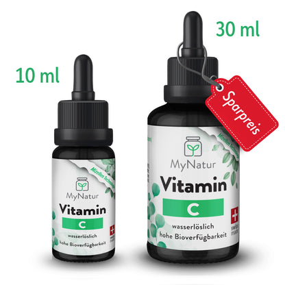 MyNatur Vitamin C 10ml und 30ml Sparpreis Mizellen Technologie Hohe Bioverfügbarkeit