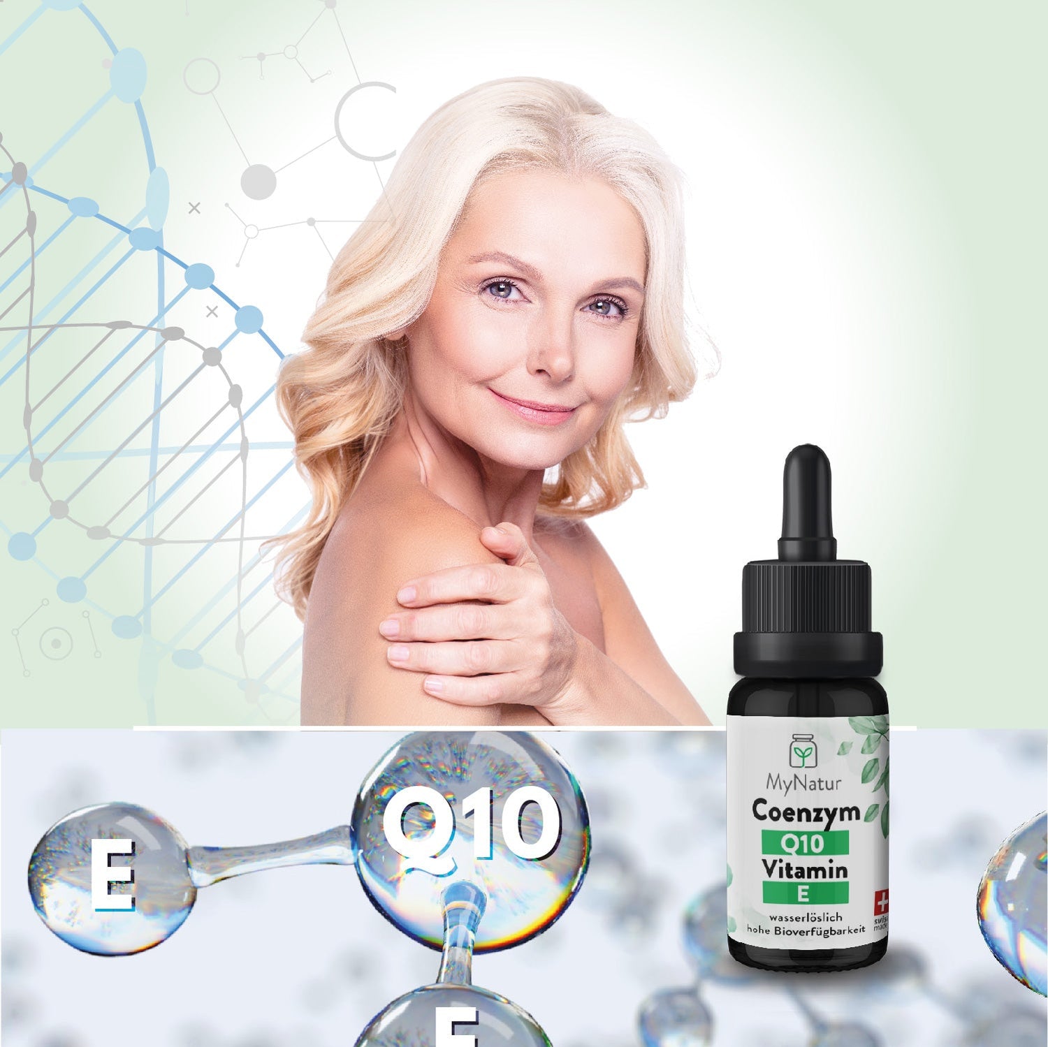 Coenzym Q10 Vitamin E Mizellen MyNatur hohe Bioverfügbarkeit